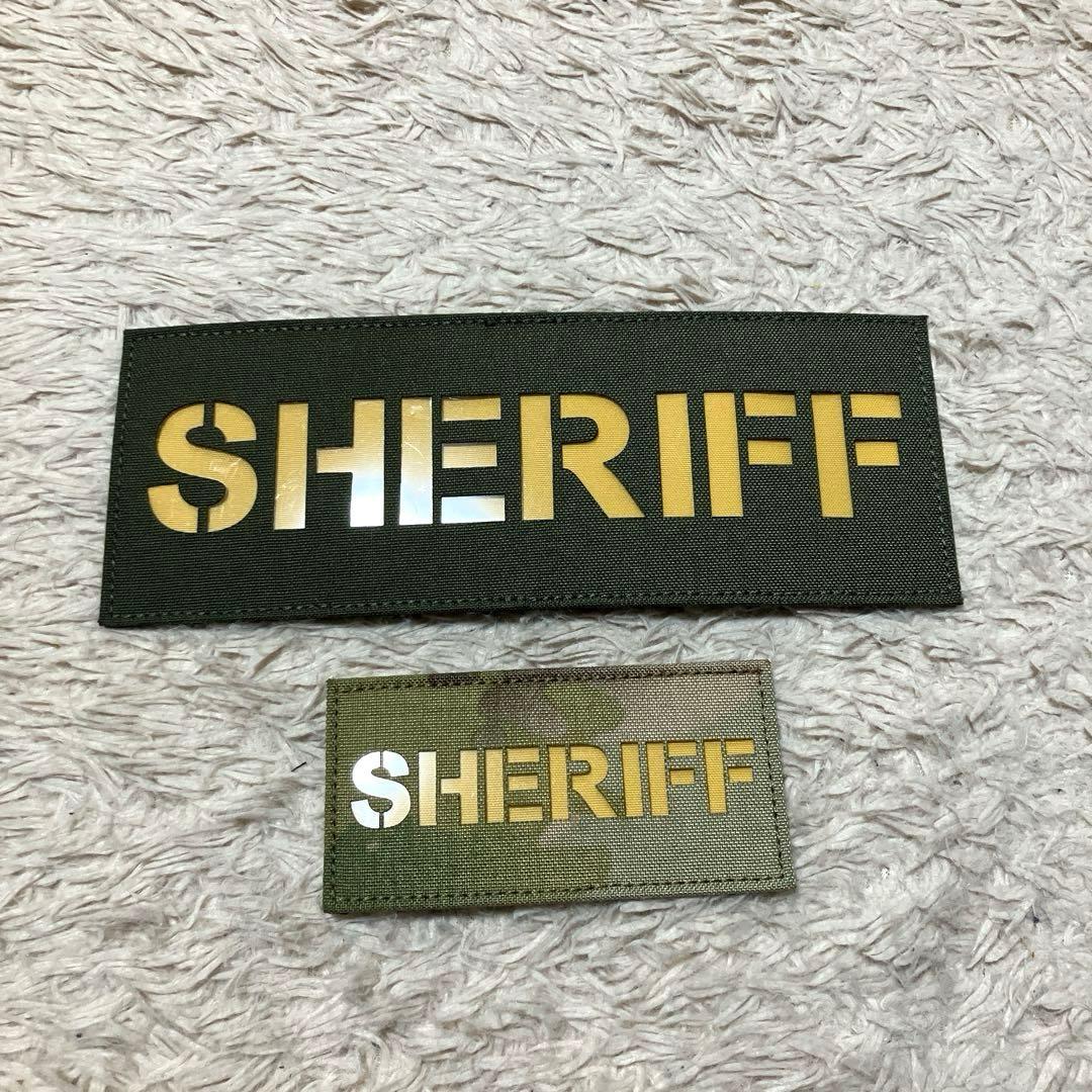 SHERIFF パッチ　ポリスバッジ　ハンドカフ　LE装備