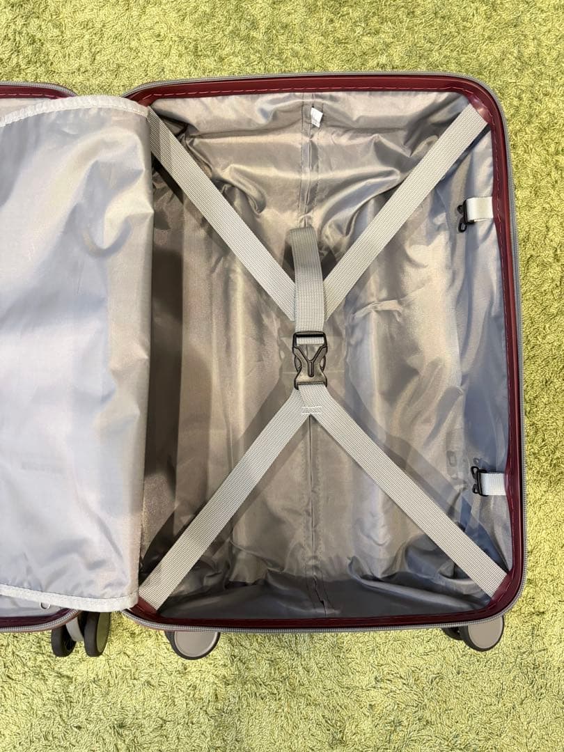 【美品＆匿名配送】エース　キャリーケース　カバー袋、説明書付き　機内持ち込み