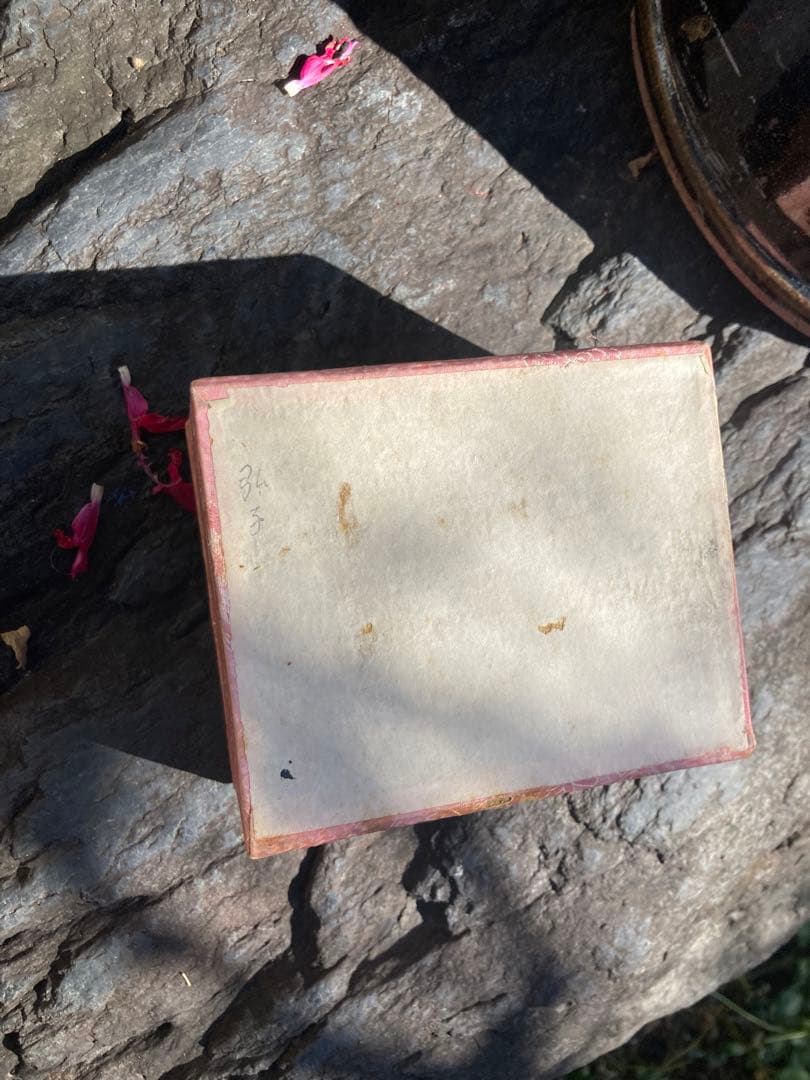 緑色マーブル模様グラス2個セット