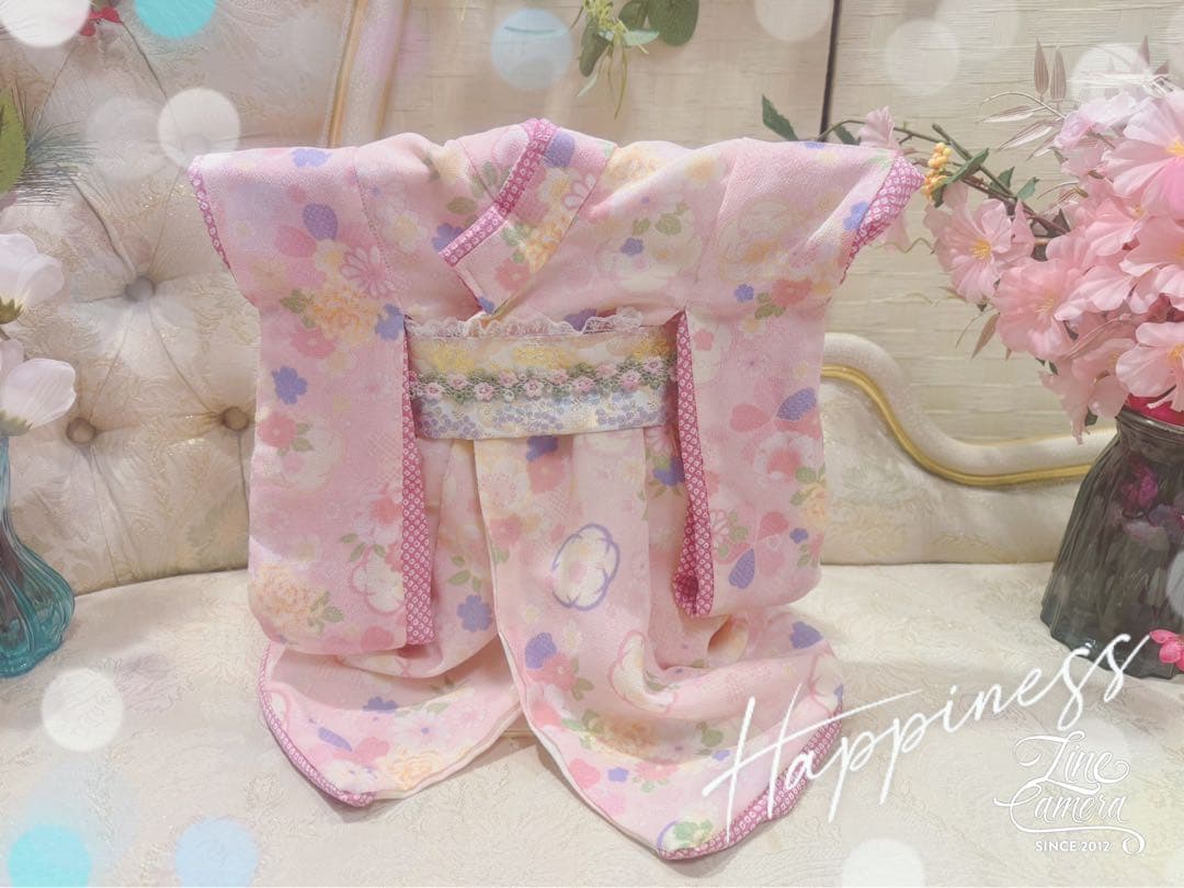 B402.pon2pan2☆オーダー☆犬お引き摺りお着物