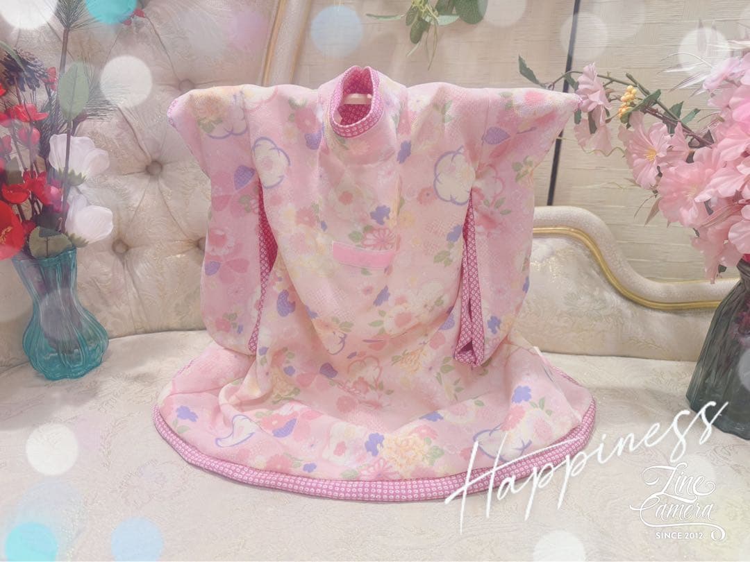 B402.pon2pan2☆オーダー☆犬お引き摺りお着物