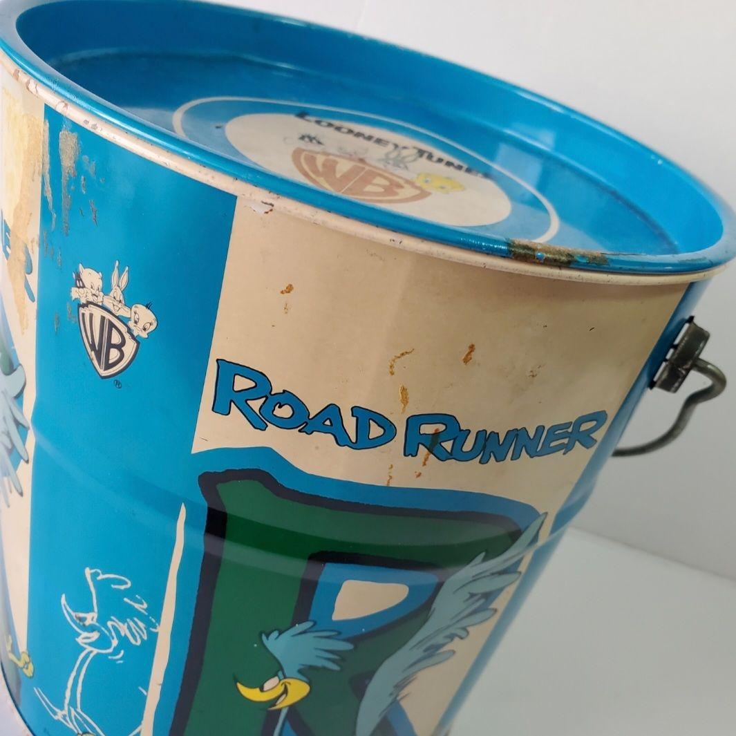 80s Road Runner バケツ Warner Bros. 缶 アメコミ