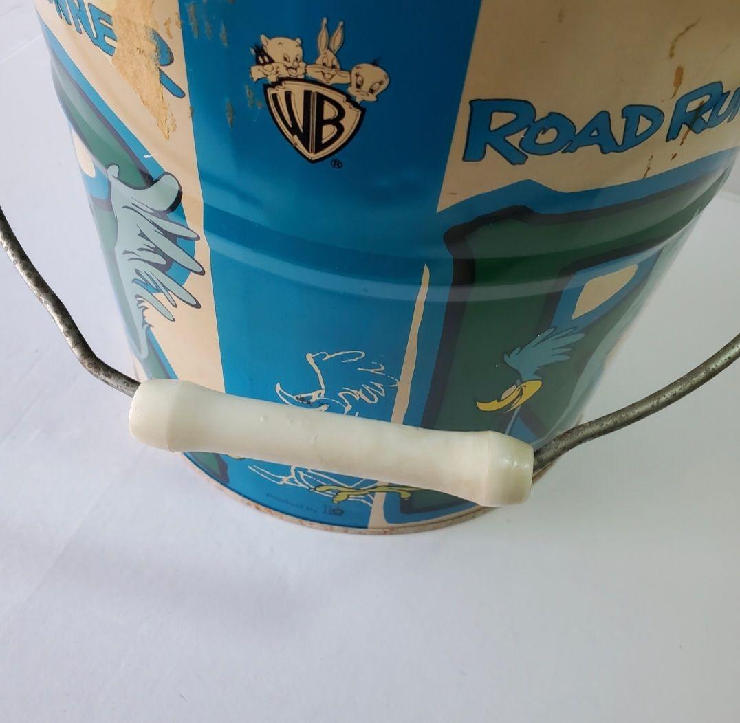 80s Road Runner バケツ Warner Bros. 缶 アメコミ