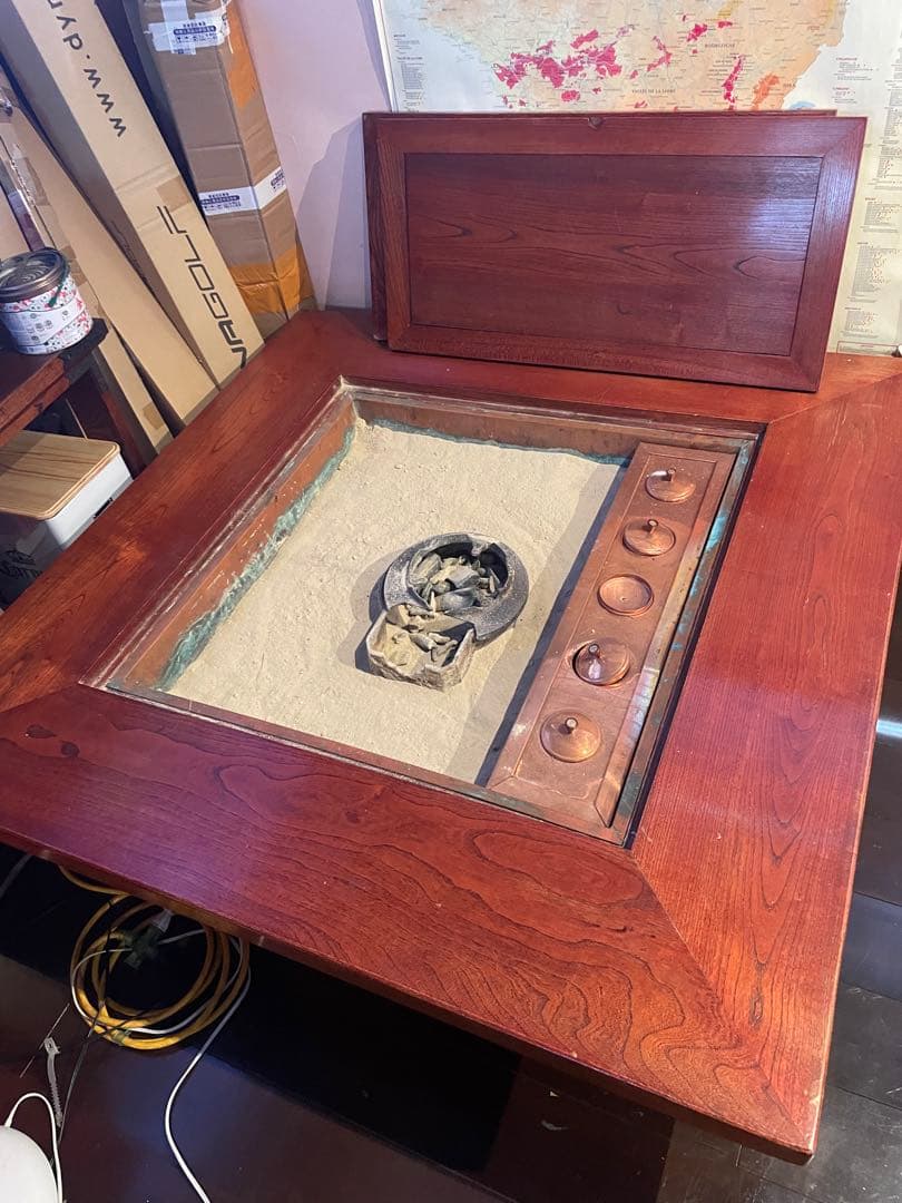 囲炉裏 火鉢テーブル 五徳