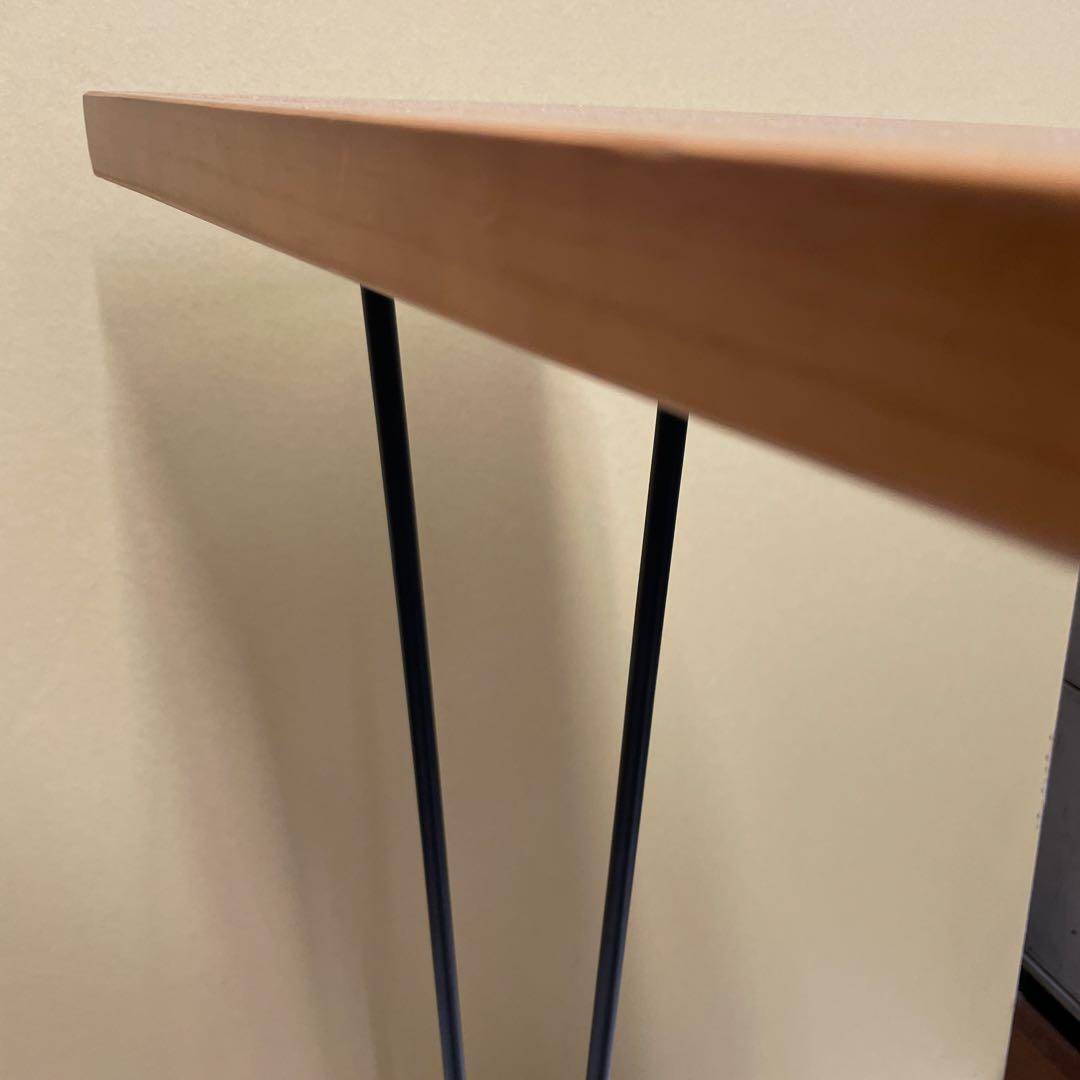 サイドテーブル　コンソールテーブル スタンディングデスク 2本足