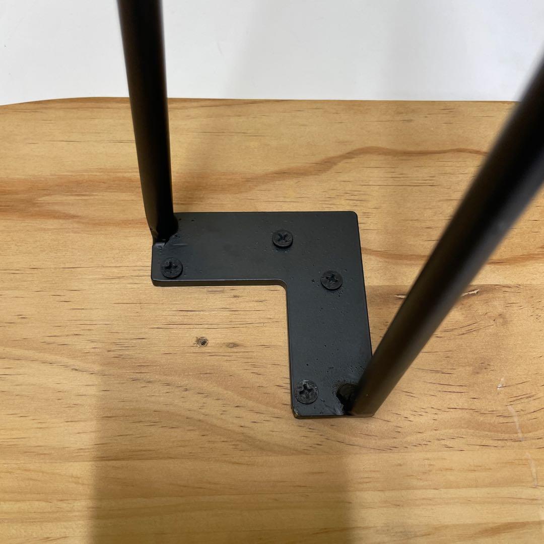 サイドテーブル　コンソールテーブル スタンディングデスク 2本足
