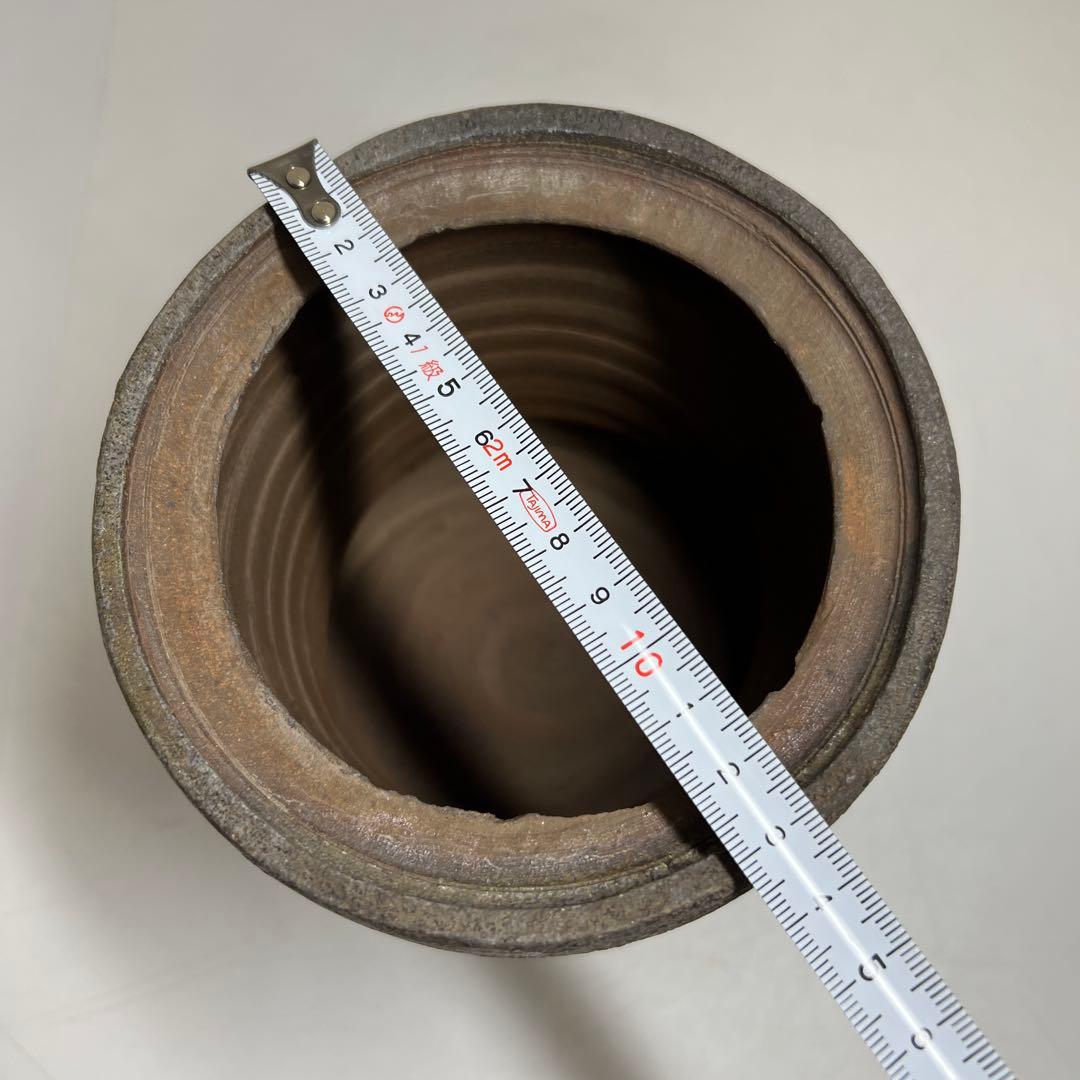 出来良　古備前水指　木箱付　高さ約18.5㎝　東Y7-1229☆2Fタニチ