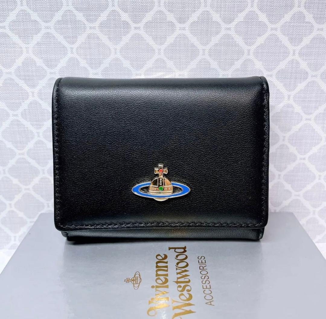【ショッパー付】新品 ヴィヴィアン・ウエストウッド 三つ折り財布