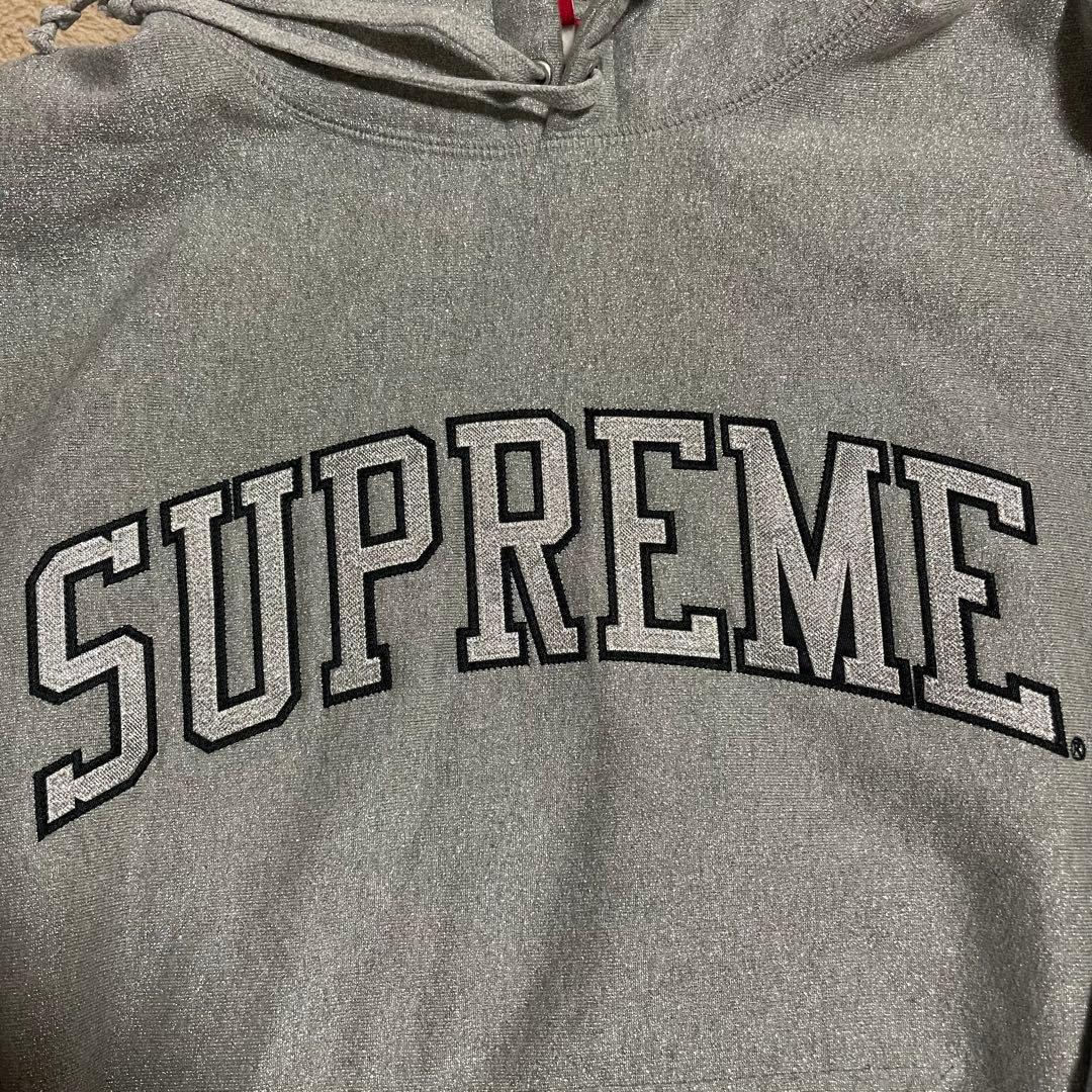 トップス supreme gliter arc hooded sweatshirt