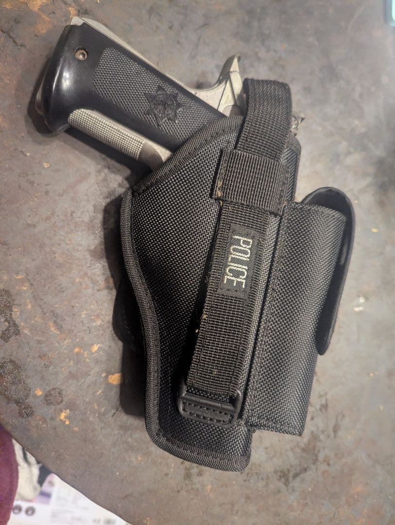 WAウエスタンアームズコンバットコマンダー固定スライドガスガン ホルスター付き