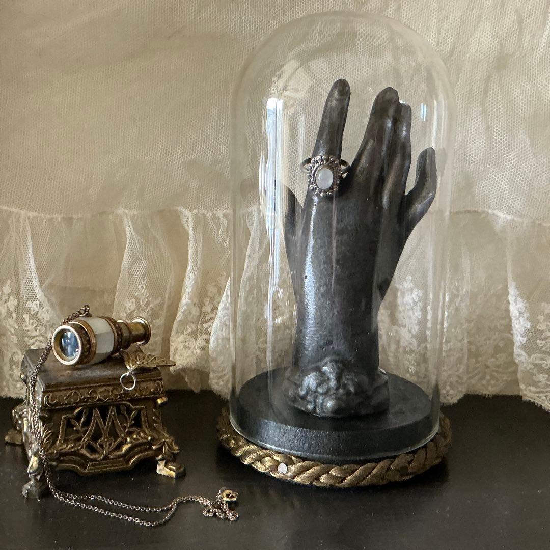 １９世紀　フランスアンティーク　ハンドモチーフ　ペーパーウェイト　アイアン鋳物