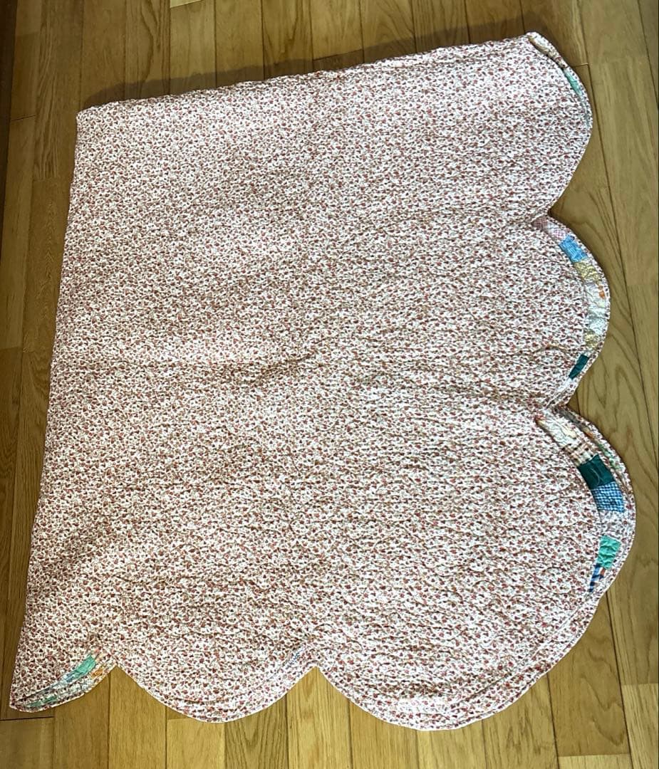 【美品】アメリカンアンティークキルト⭐︎ダブルウエディング 約208×180cm