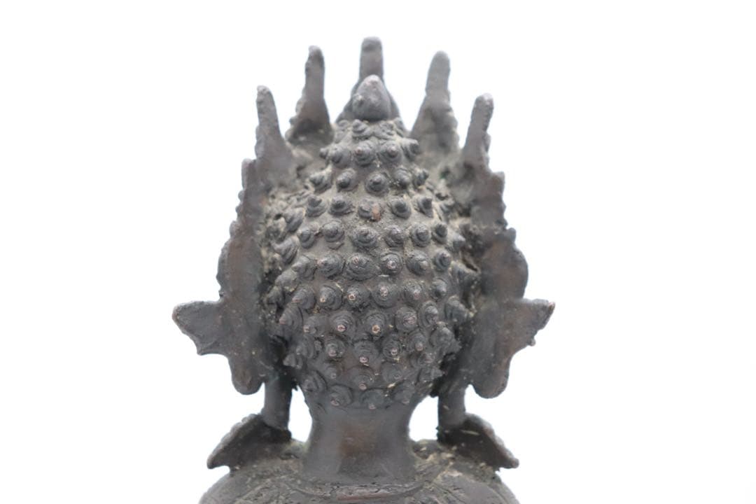 中国　明時代　銅製仏像　大日如来　送料込み250526