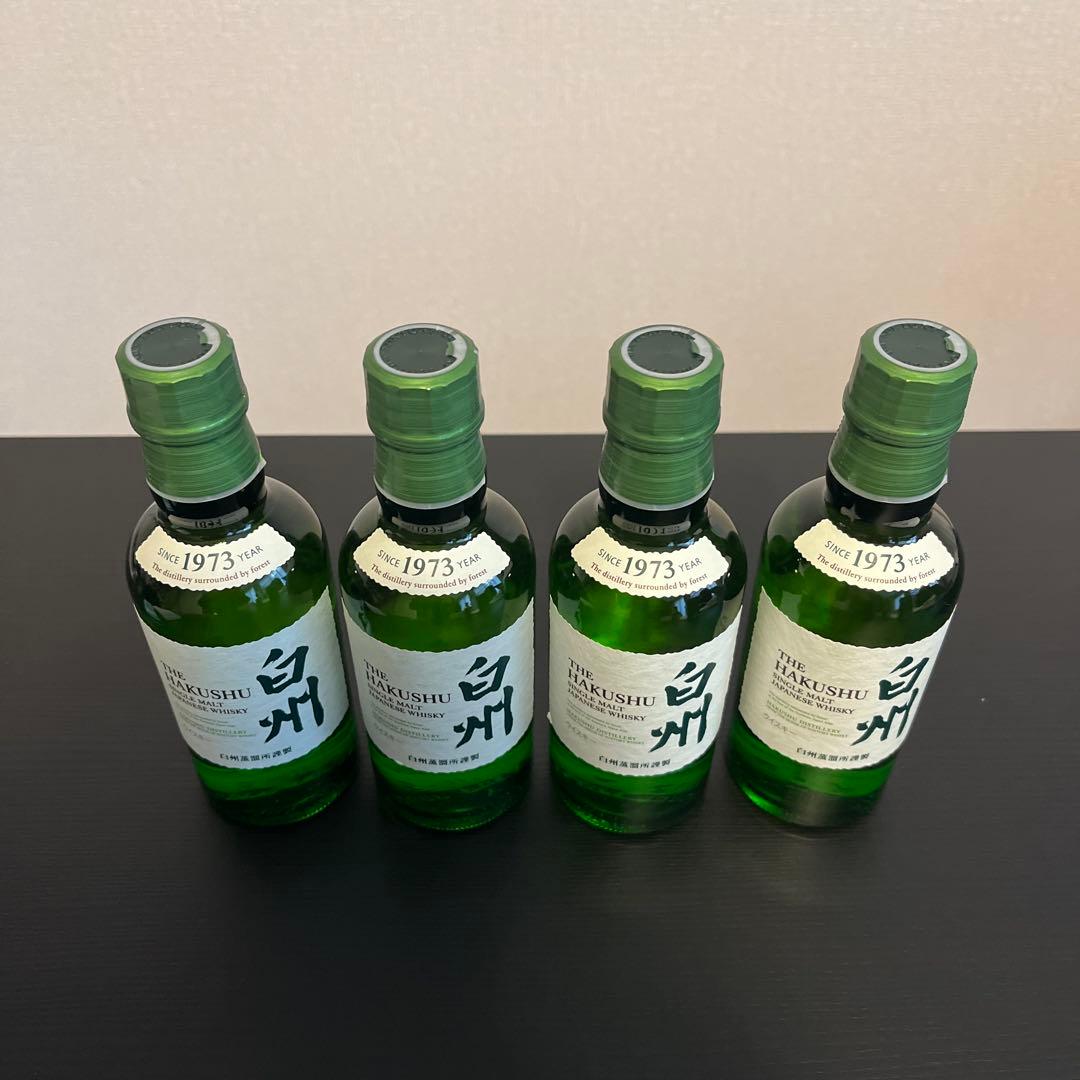 白州ウイスキー 4本セット　ミニボトル