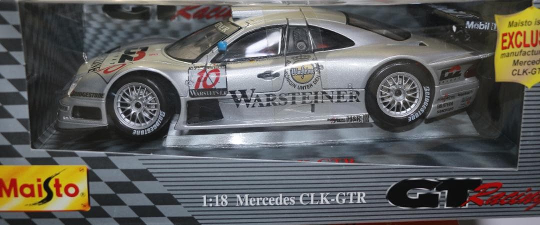 Maisto製  メルセデスベンツCLK-GTR  DTＳ仕様１／１８　中古品