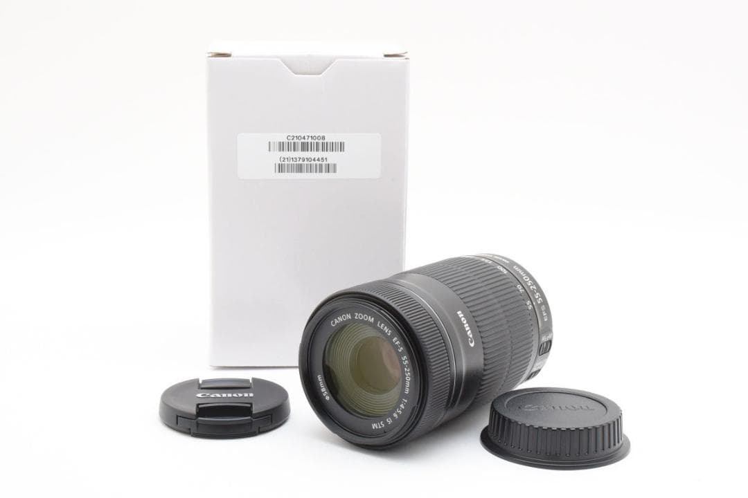 超美品　CANON EF-S 55-250mm IS STM 望遠レンズ