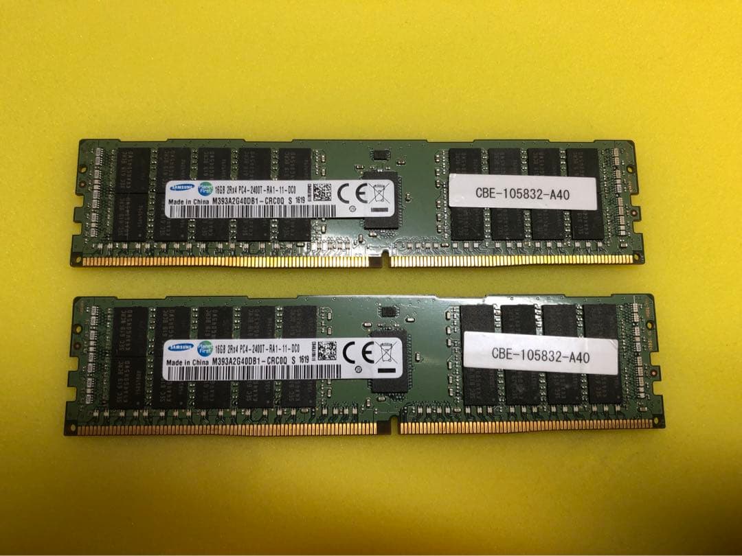 SAMSUNG DDR4 PC4-2400T 32GB 16GB×2枚