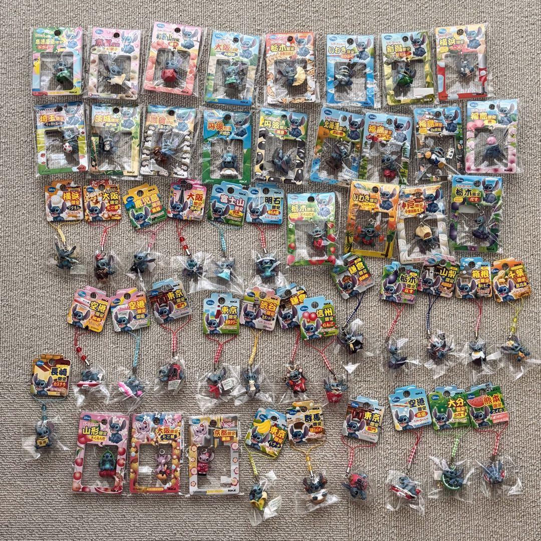 〈新品・未使用・希少〉ご当地 スティッチ ストラップ ファスナーマスコット