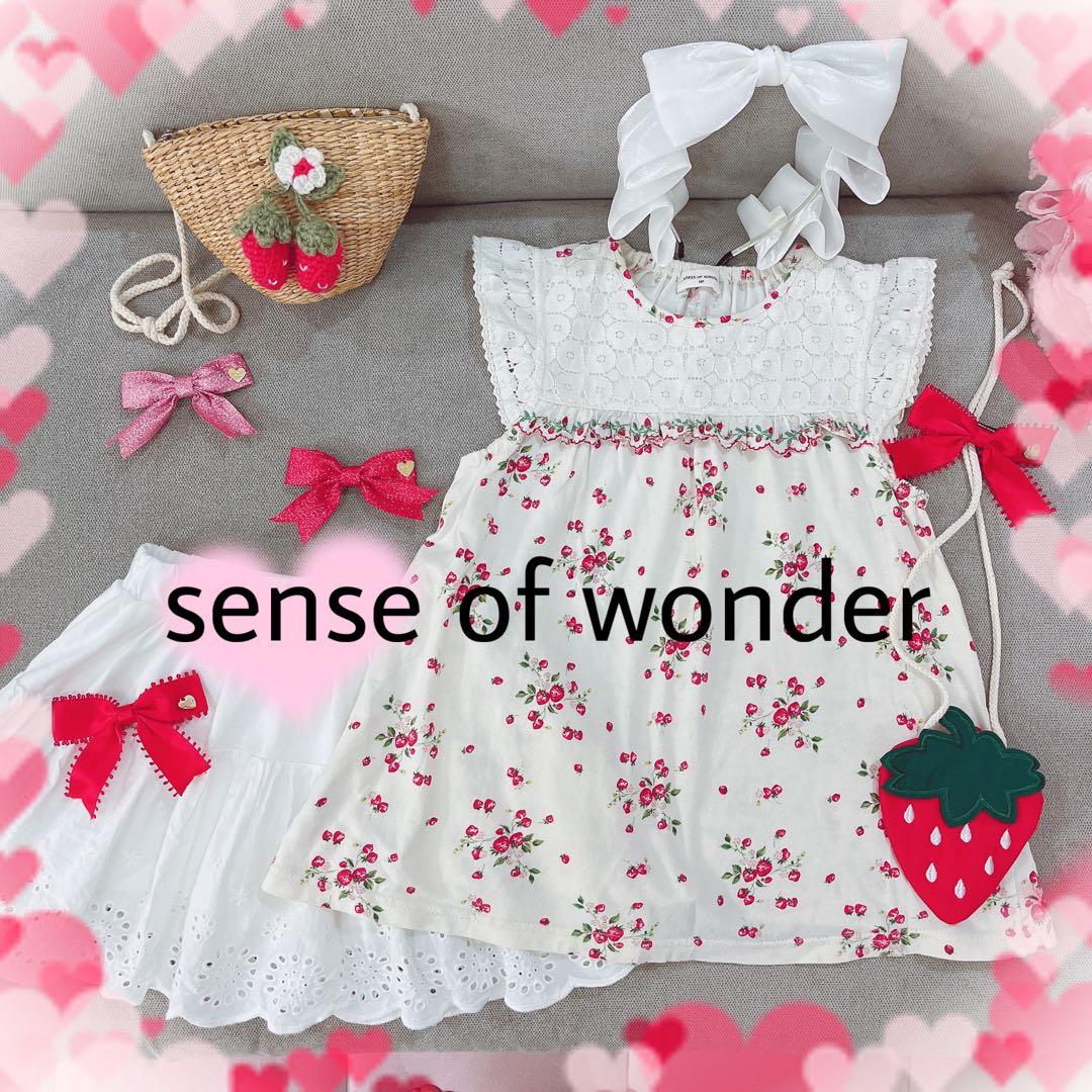 シャーリーテンプル❤️ファミリア❤️ワンピ❤️スカート❤️いちご❤️エニィファム❤️ギンガム