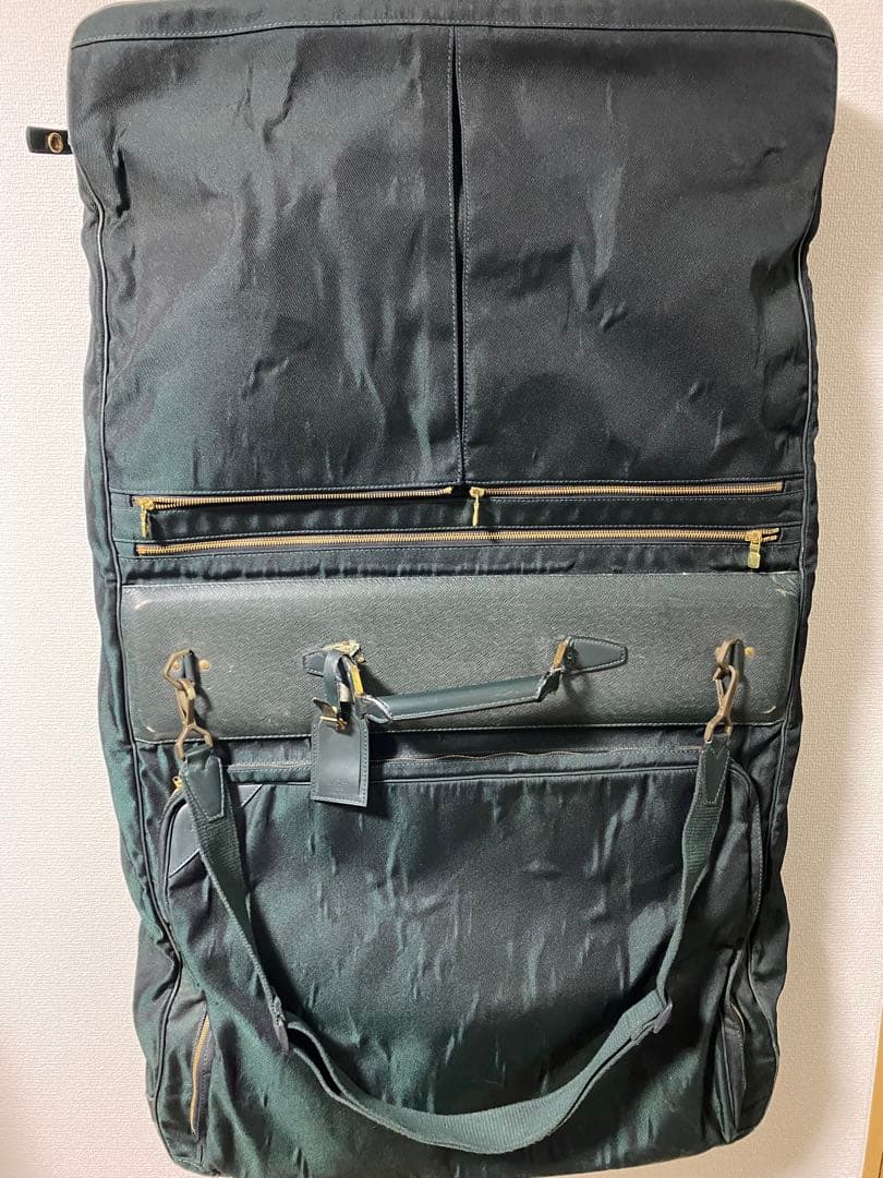 【ジャンク品】ヴィトン ガーメントケース ボストンバッグ タイガ 素材