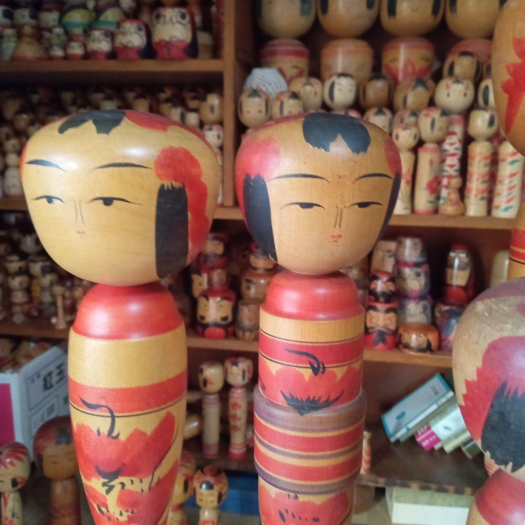 f8伝統こけし！里見正雄　④本セット