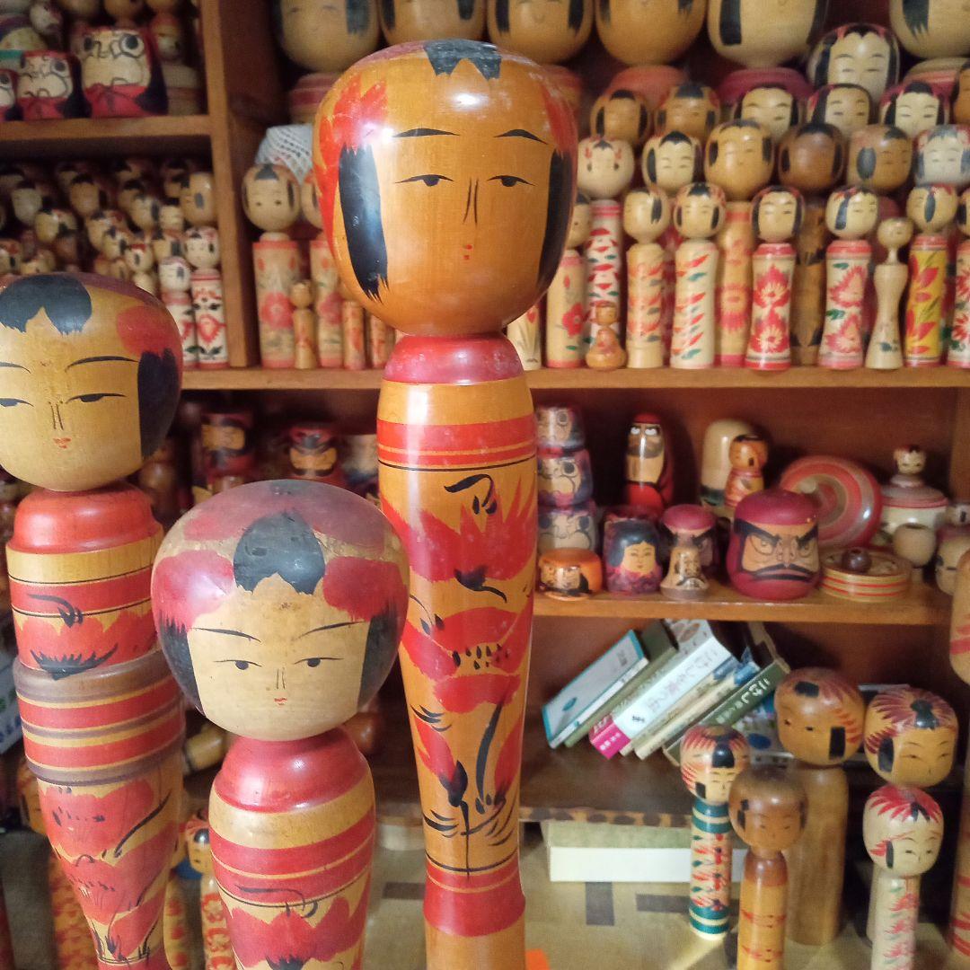 f8伝統こけし！里見正雄　④本セット