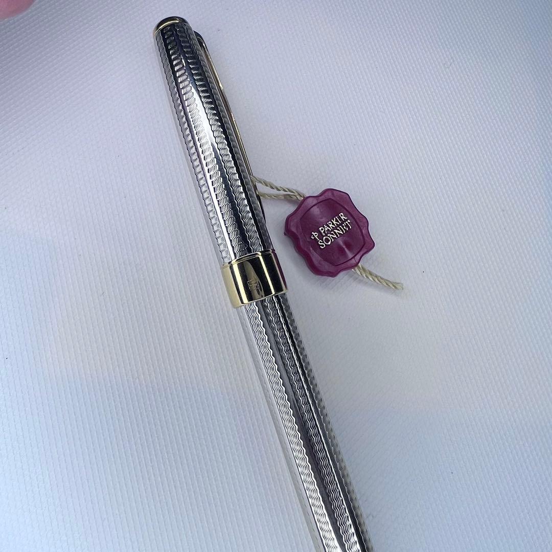 PARKER パーカー ソネットボールペン Silver plated