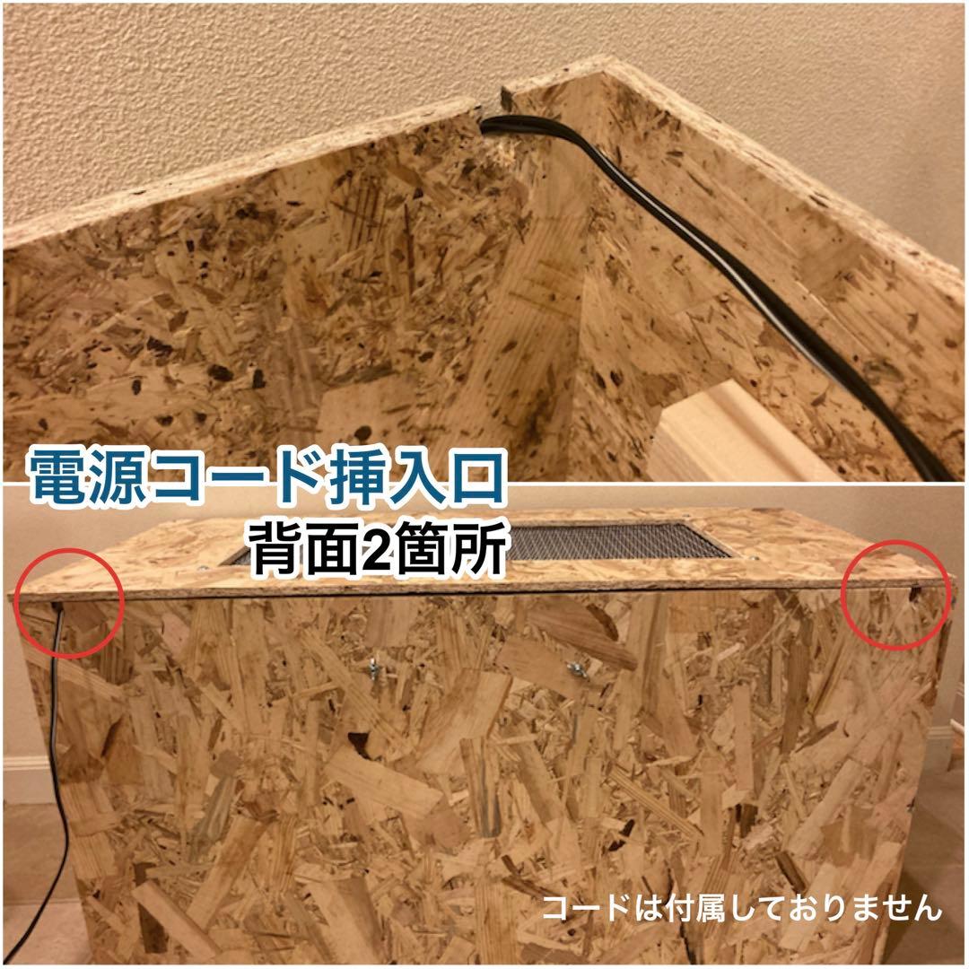 kana爬虫類ケージ　木製ケージ　 900×600フトアゴ　フルオプ送料込