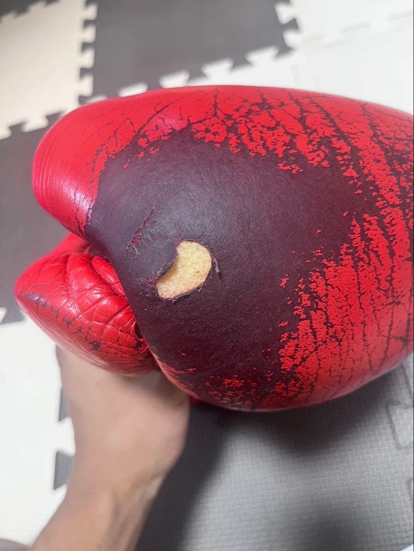 Winning ボクシンググローブ 14 oz 赤