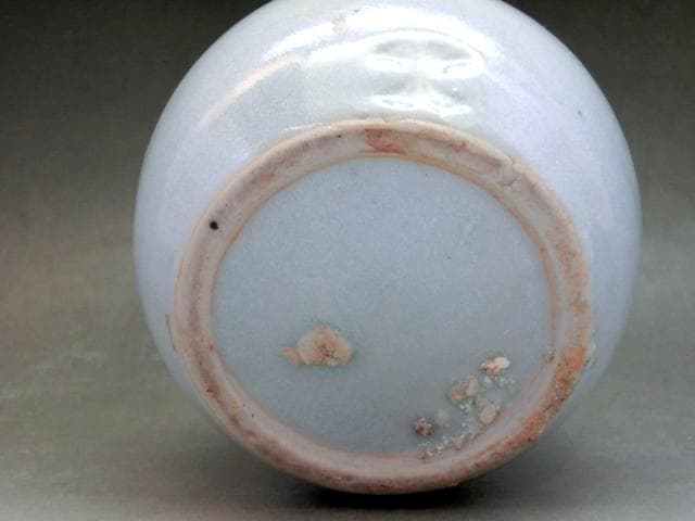 花瓶■李朝 白磁 花器 丸壺 古玩 唐物 中国 古美術 時代物 骨董品■