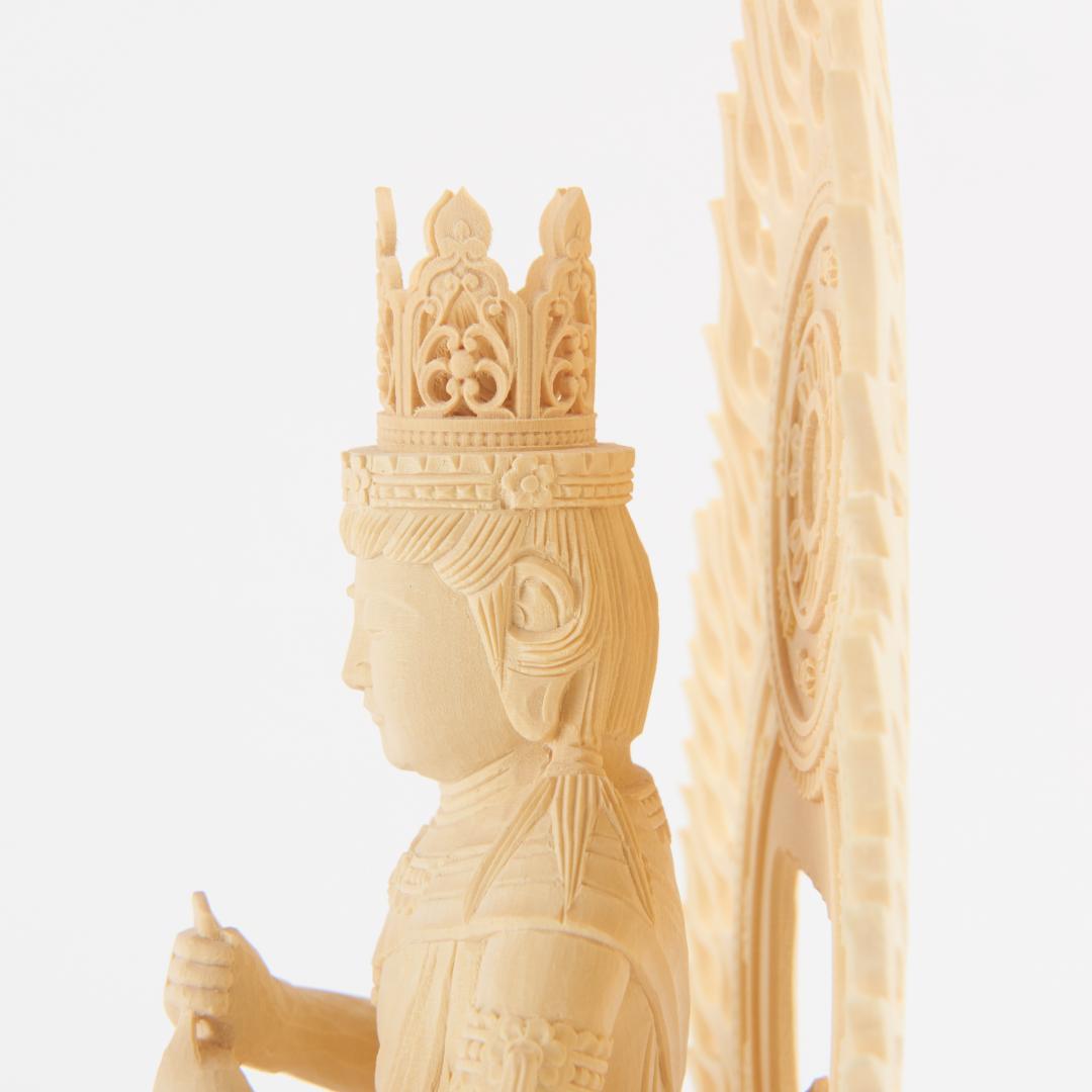 黄楊　２.５寸　大日如来　仏像 031