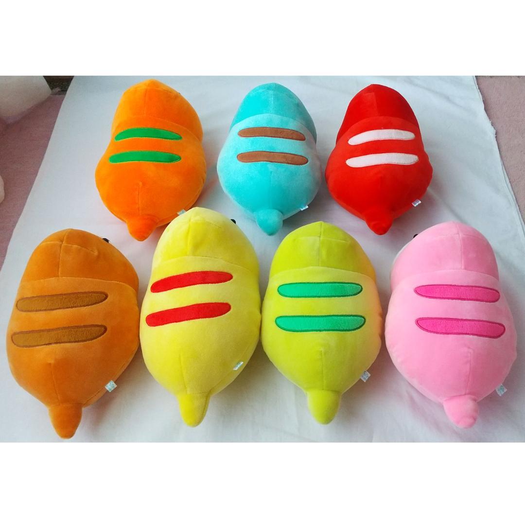 しろたん つちのこたん　つちのこしろたん　ぬいぐるみ　セット　赤　ブルー　黄色