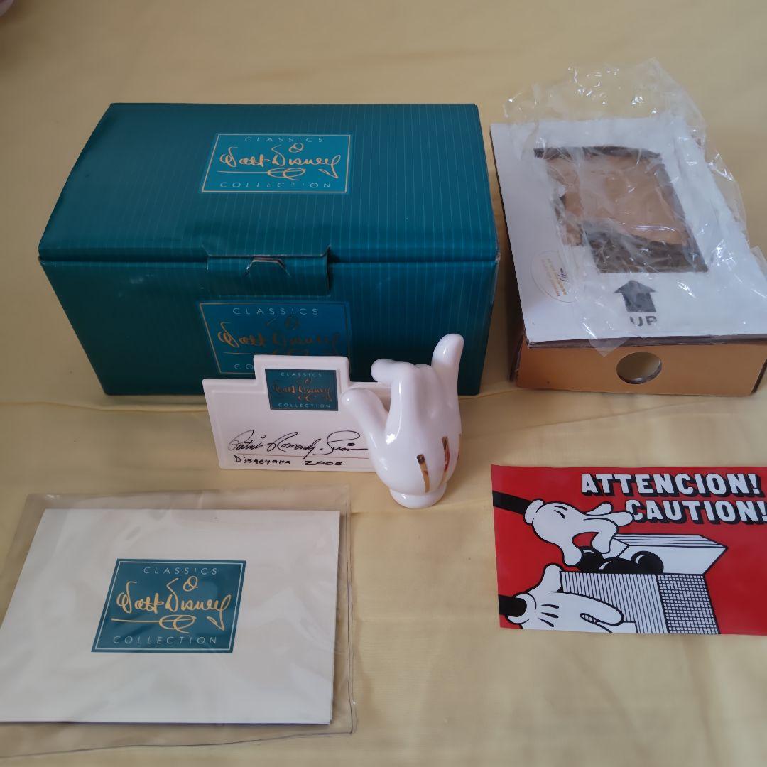 【激レア・珍品】WDCC テーブルプレート　ディズニー・アーティスト・サイン入り