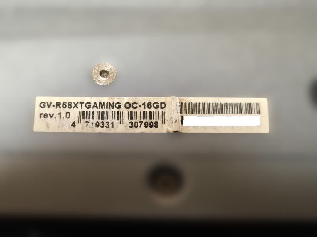 GIGABYTE Radeon RX 6800 XT 16GB OC 動作確認済