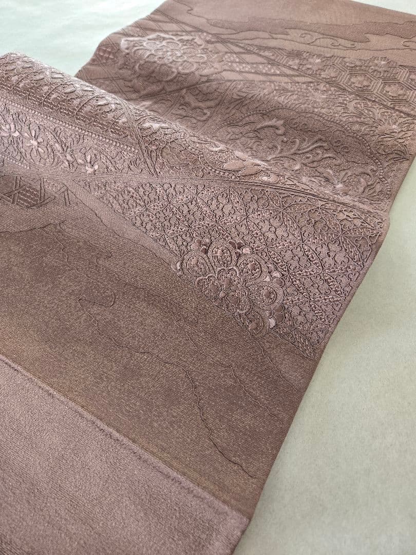 新品❤極上質◾汕頭刺繍袋帯◾お太鼓柄