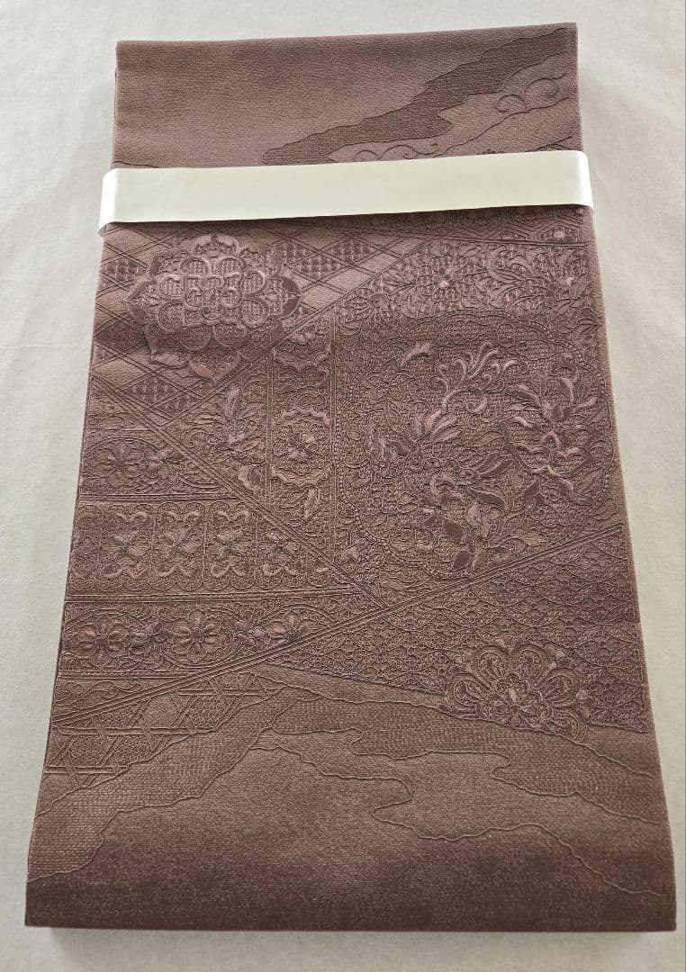 新品❤極上質◾汕頭刺繍袋帯◾お太鼓柄