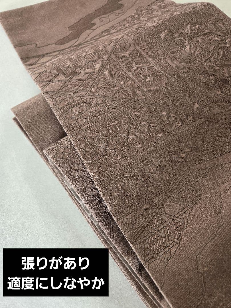 新品❤極上質◾汕頭刺繍袋帯◾お太鼓柄