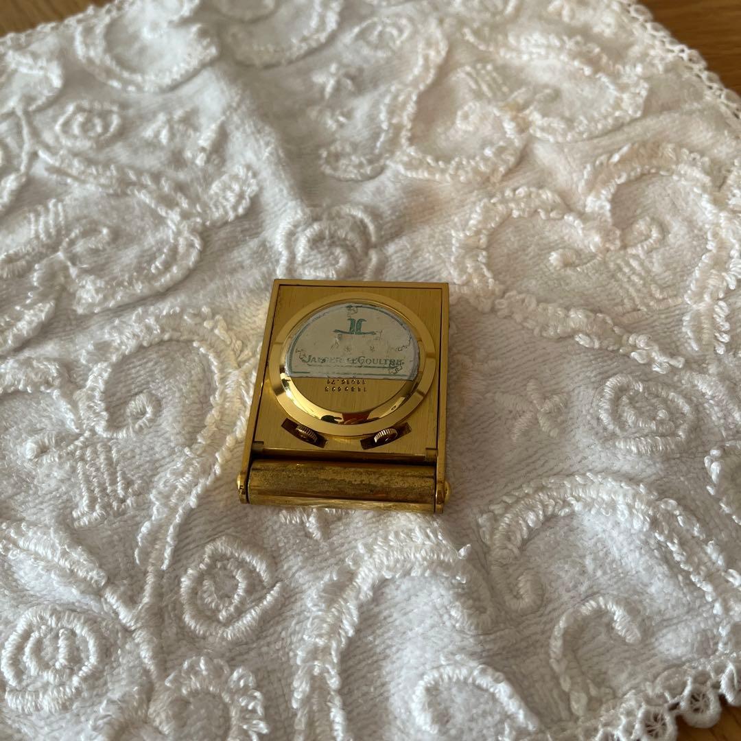 ジャガールクルト トラベルウォッチ　置き時計