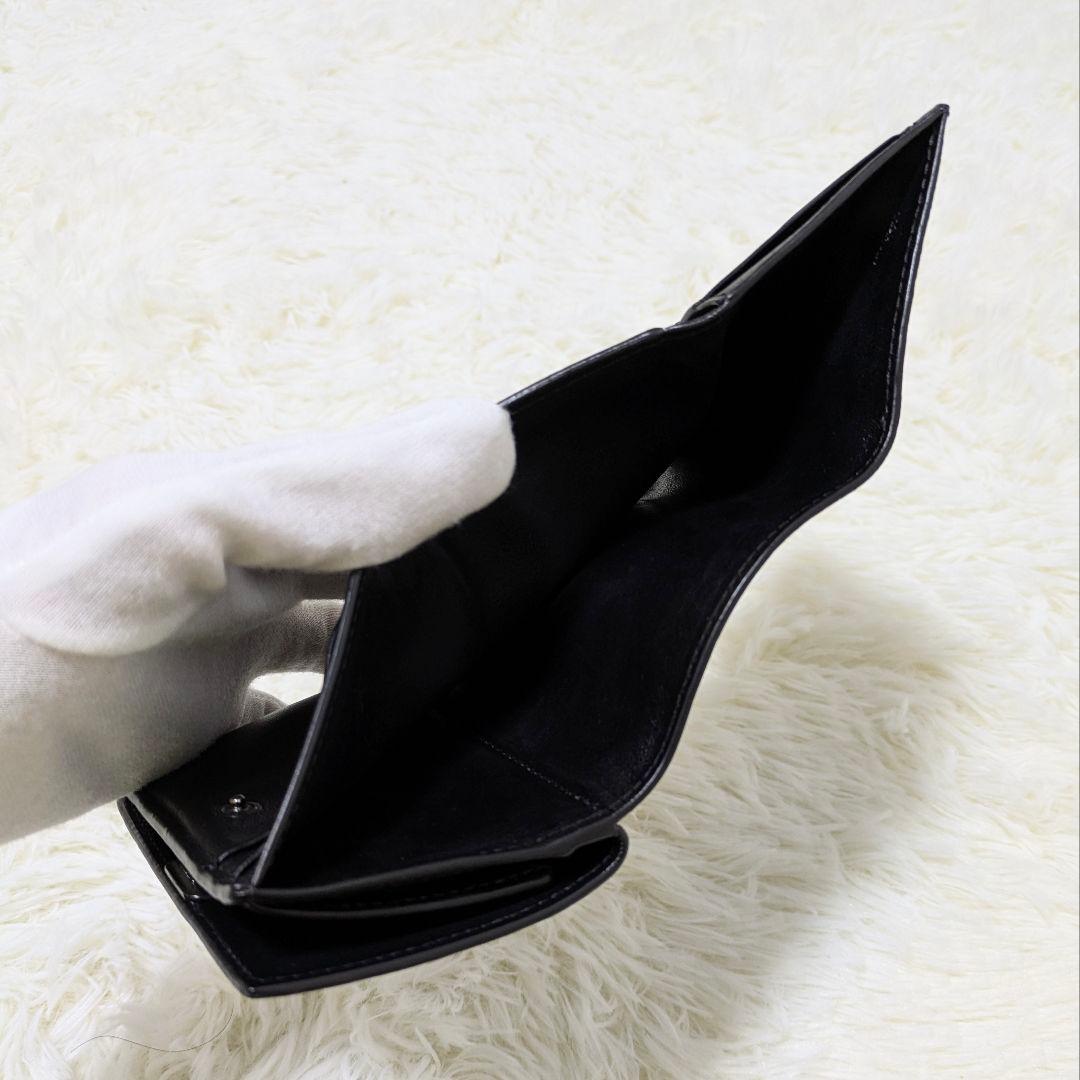 大人気✨LOEWE ロエベ　アナグラム　トライフォールドウォレット　Ｗホック