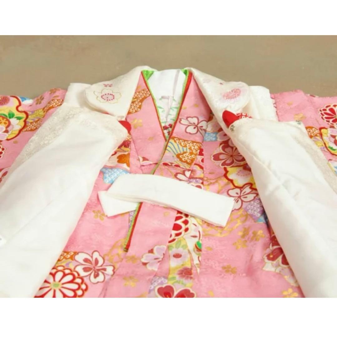 美品♡七五三 着物セット3歳 絹100％ 正絹 京都花ひめブランド フルセット