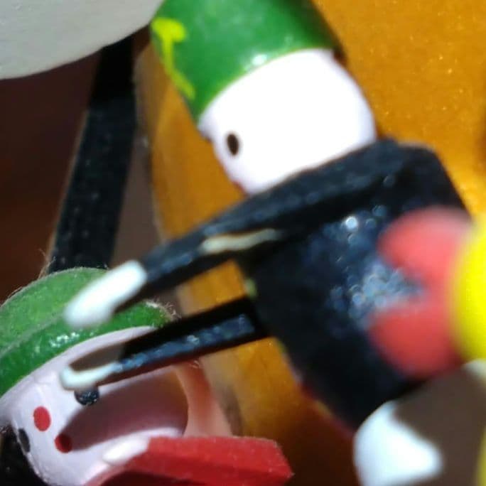 煙出し人形　白い髭のおもちゃ売り屋さん