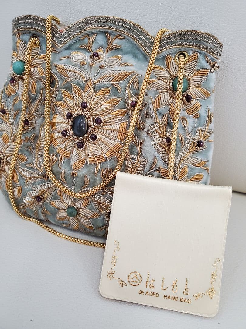 LUMYはしもと ビーズバッグ フォーマルバッグ