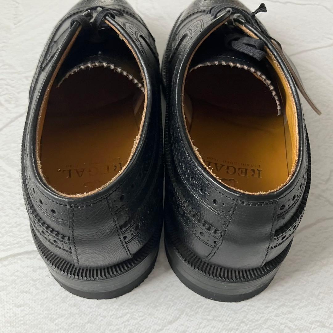 【新品未使用】リーガル インペリアルグレード 2235 ロングウイングチップ 黒