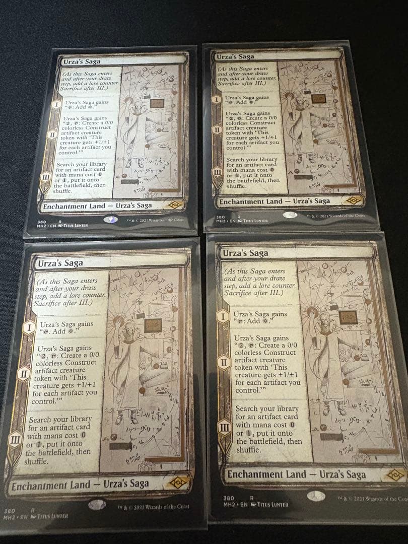 スケッチ ウルザの物語/Urza's Saga 4枚セット