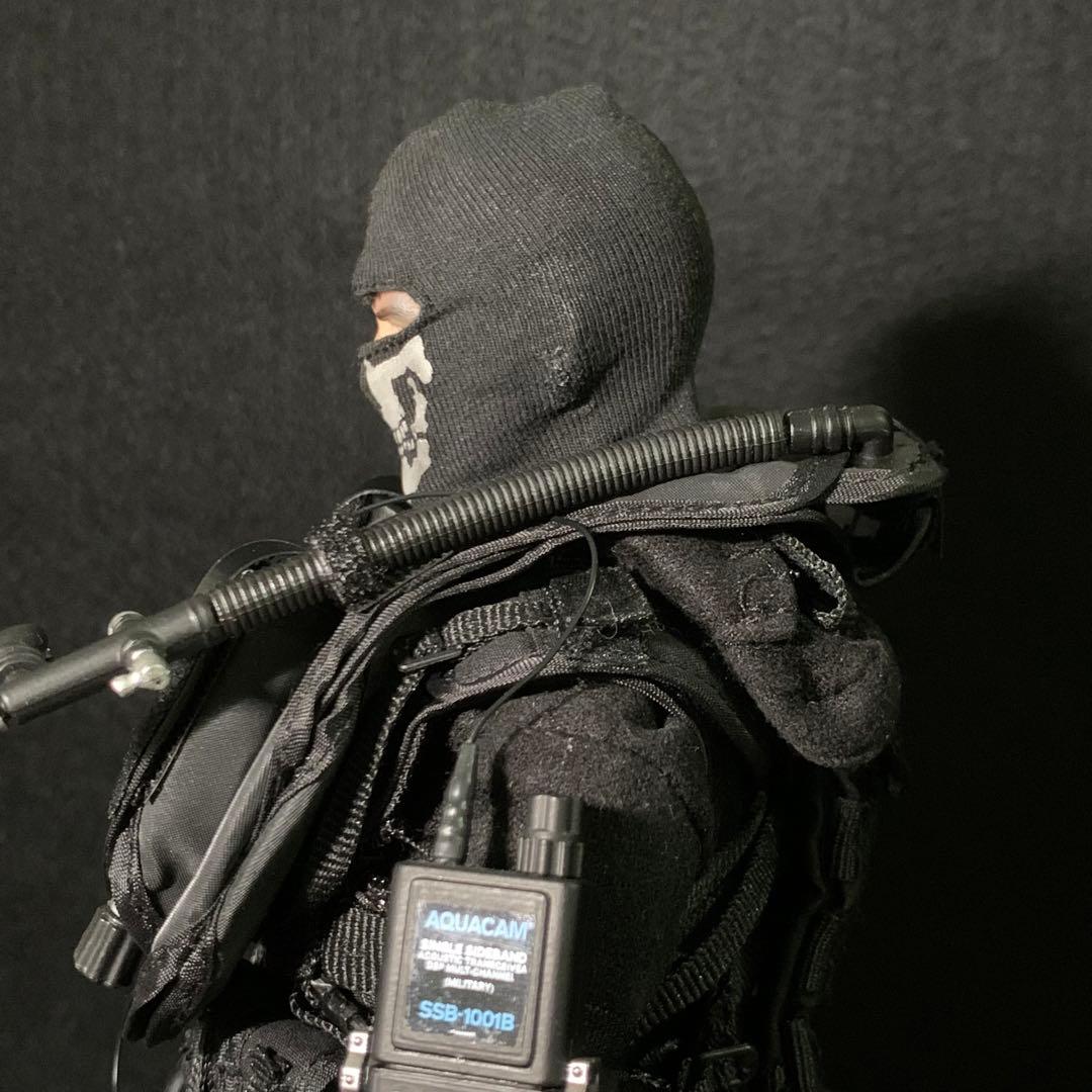 1/6 カスタムフィギュア　UDT Ghost フロッグマン　ダイバー