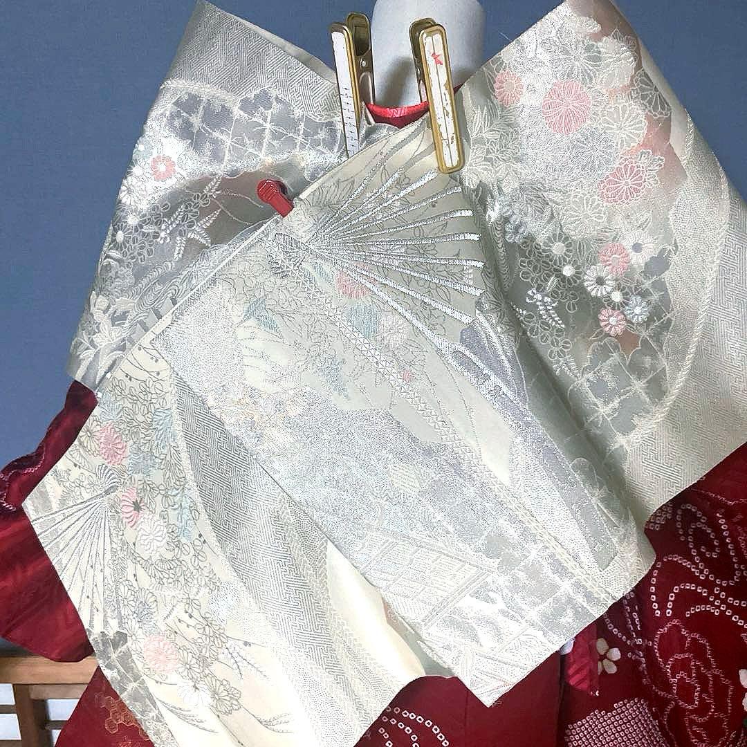 振袖フルセット　手絞り　手描き友禅　染分け　成人式振袖　振袖　良家のお嬢様