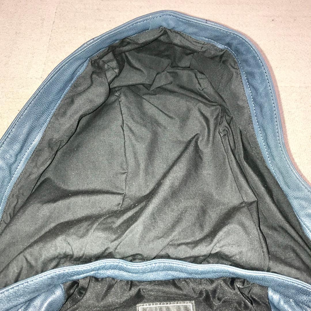 カドヤ レザージャケット 3L ライダース ブラック ロックキャップ S3254