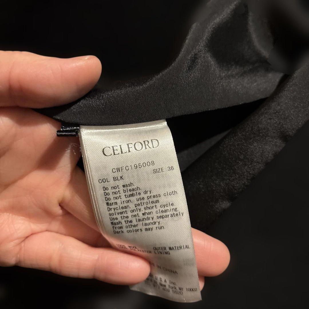 セルフォード　ブラック チェスターコート