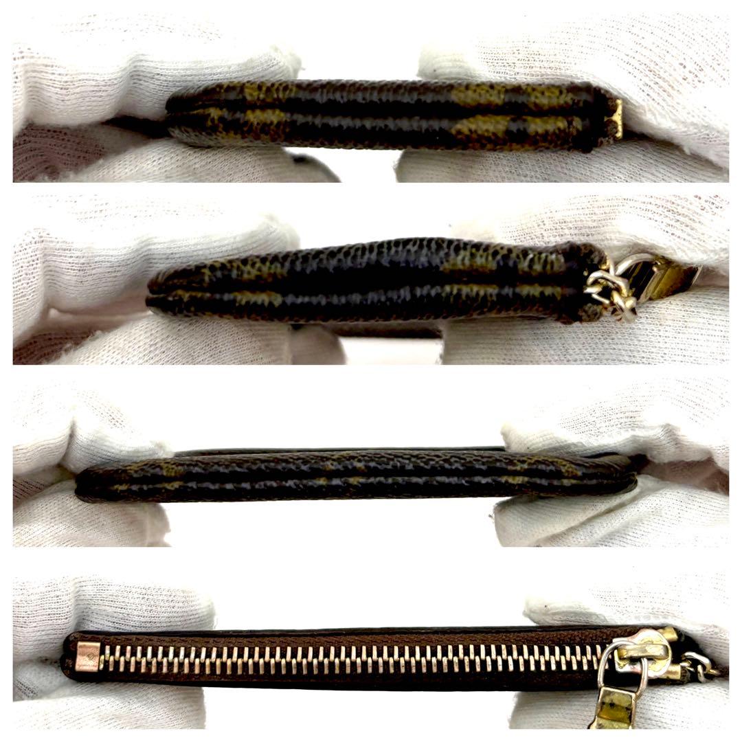 【美品】ルイヴィトン モノグラム ポシェット クレ ケース 小銭入れ