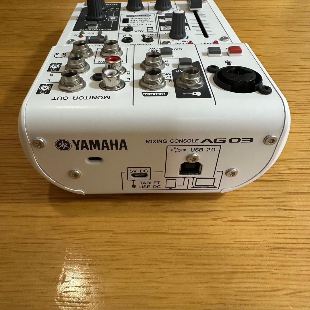 YAMAHA AG03 CUBASEAIコード付き ケーブル付